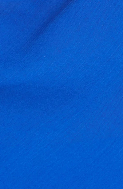 Shop Jason Wu Cold Shoulder Silk Chiffon Blouse In Klein Blue