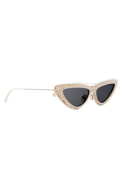 Dior Missdior B1u Cat-eye Crystal-embellished Gold-tone Sunglasses in  Natural