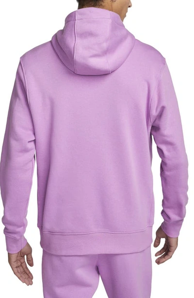 Shop Nike Sportswear Club Hoodie In Violet Shock/ Violet Shock