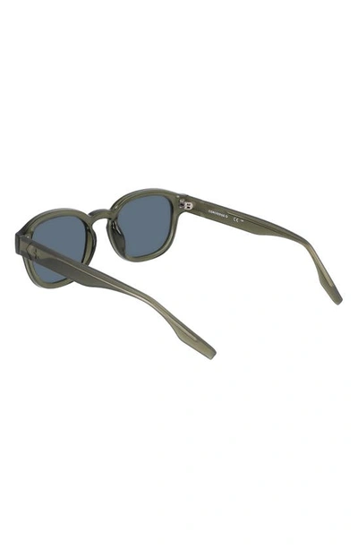 Shop Converse Fluidity 50mm Round Sunglasses In Crystal  Utility