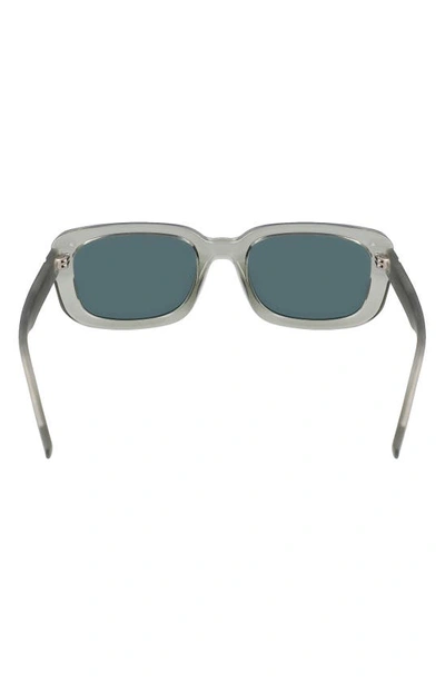 Converse Fluidity 54mm Rectangular Sunglasses In Crystal Summit Sage
