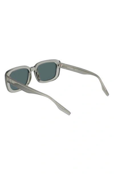 Converse Fluidity 54mm Rectangular Sunglasses In Crystal Summit Sage