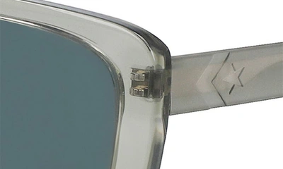 Shop Converse Fluidity 54mm Rectangular Sunglasses In Crystal Summit Sage