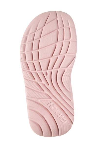 Hoka Ora Recovery Flip Flop In Wistful Mauve/ Peach Whip