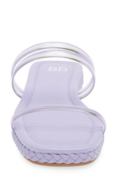 Shop Bp. Viola Braided Slide Sandal In Purple Betta