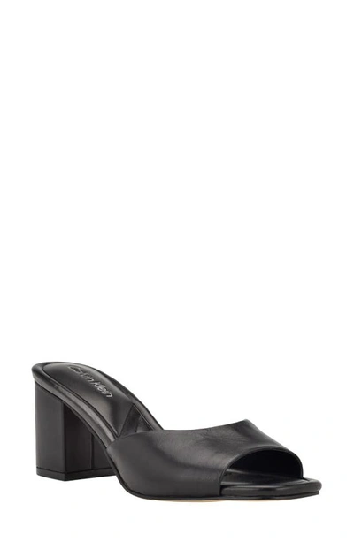 Shop Calvin Klein Toven Slide Sandal In Black