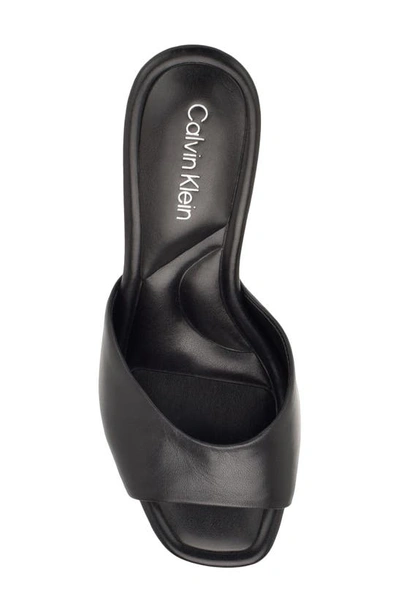 Shop Calvin Klein Toven Slide Sandal In Black