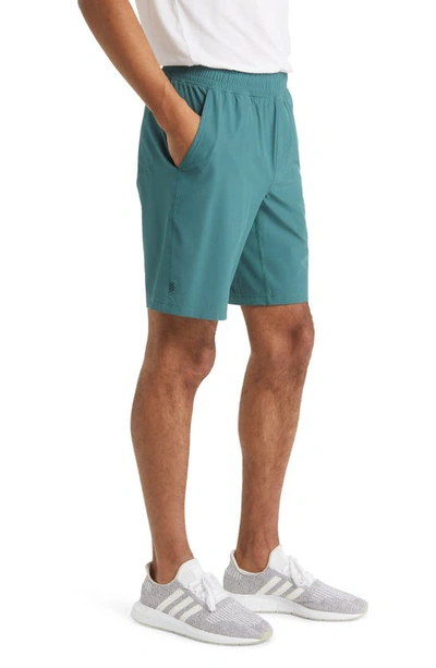 Shop Rhone Mako 9-inch Water Resistant Athletic Shorts In Mallard Green