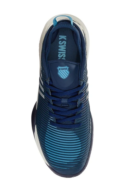 Shop K-swiss Hypercourt Supreme Tennis Shoe In Blue / Blanc / Lollipop