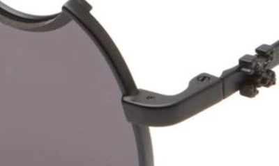 Shop Off-white Dallas Aviator Sunglasses In Black Dark Grey