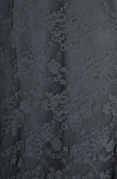 Shop Kiyonna Screen Siren Lace Gown In Twilight Grey