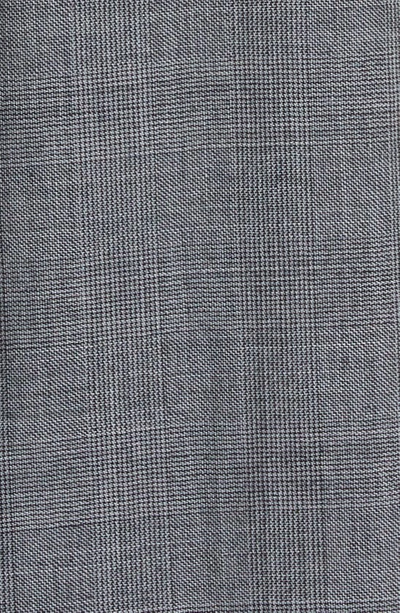Shop R13 Jumbo Wool Overalls In Dark Grey Glen Plaid
