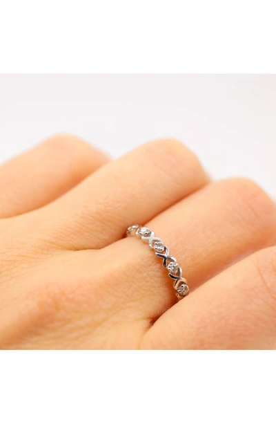Sethi Couture Ayla Diamond Band Ring In 18k White Gold