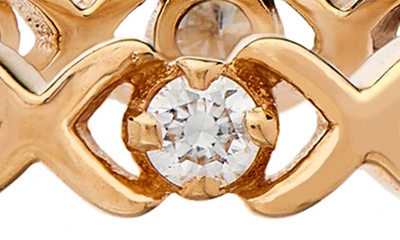 Shop Sethi Couture Ayla Diamond Band Ring In 18k Yg