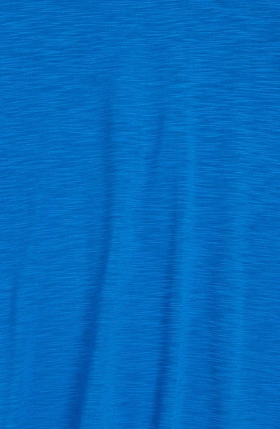 Shop Zella Girl Kids' Crossback Cutout T-shirt In Blue Nautical