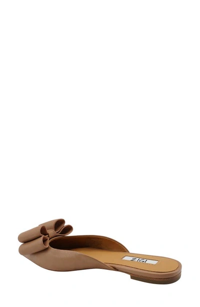 Zigi Finland Pointed Toe Mule In Natural