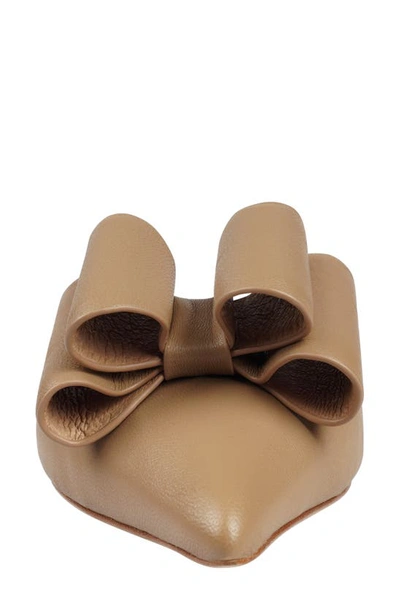 Zigi Finland Pointed Toe Mule In Natural