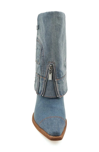 Zigi Fabiola Bootie In Blue Denim
