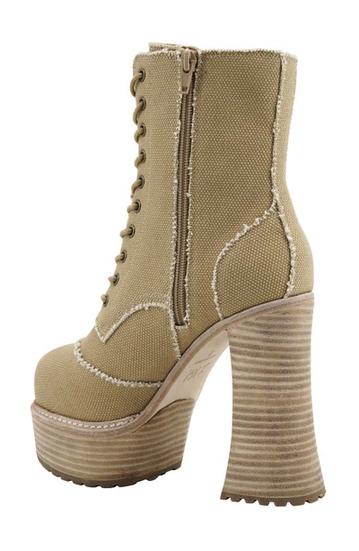 Zigi Johanny Platform Bootie In Natural
