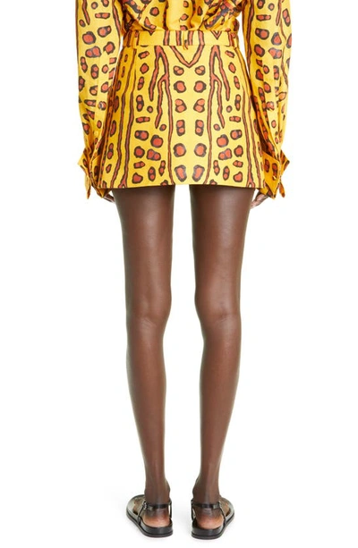Shop Altuzarra Zola Shibori Skirt In 264736 Butterscotch