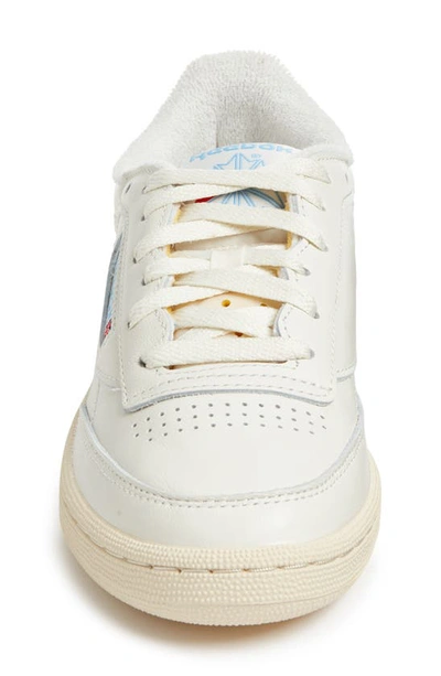 Shop Reebok Club C 85 Vintage Sneaker In Chalk/ Alabaster/ Sky Blue