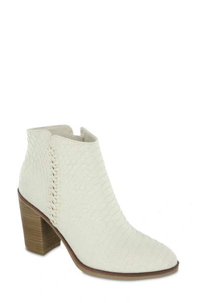 Shop Mia Dusky Whipstitch Bootie In Ivory