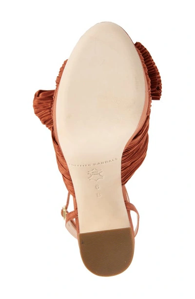 Shop Loeffler Randall Natalia Platform Sandal In Terracotta
