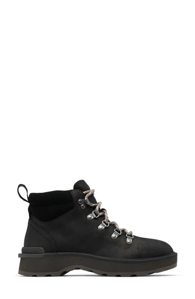 Sorel Hi-line Womens Walking Outdoor Hiking Boots In Black Jet