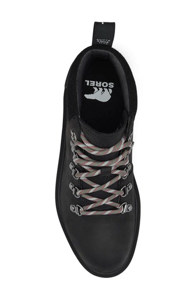 Sorel Hi-line Womens Walking Outdoor Hiking Boots In Black Jet