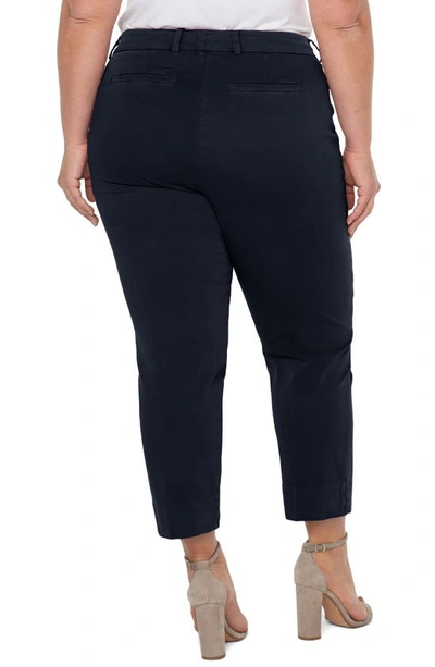 Shop Liverpool Kelsey Trousers In Federal Navy