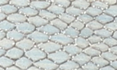 Shop Mephisto Helen Toe Loop Sandal In Sky Blue Reptile Print Leather