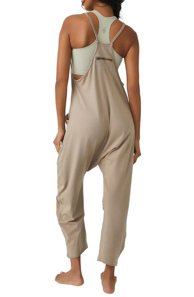 Fp Movement Hot Shot Jumpsuit In Mocha Latte