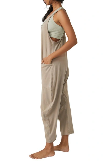 Fp Movement Hot Shot Jumpsuit In Mocha Latte
