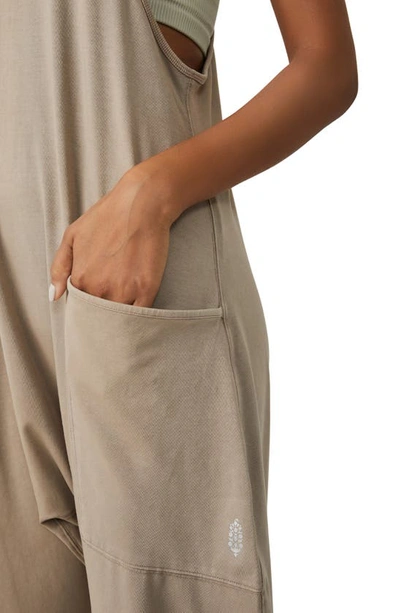 Fp Movement Hot Shot Jumpsuit In Mocha Latte