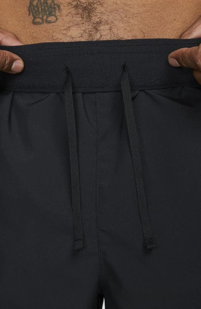 Shop Nike Dri-fit Challenger Unlined Athletic Shorts In Black/ Black/ Black
