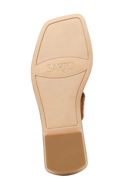 Sarto By Franco Sarto Emily Slide Sandal In Tan