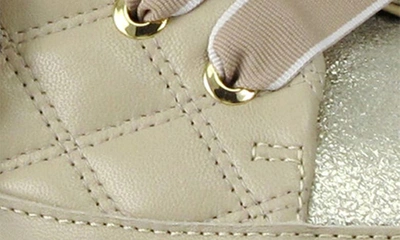Shop Ron White Novella Quilted Sneaker In Nude