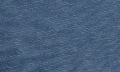 Shop John Varvatos Zion Cotton Slub Johnny Collar Shirt In Dutch Blue