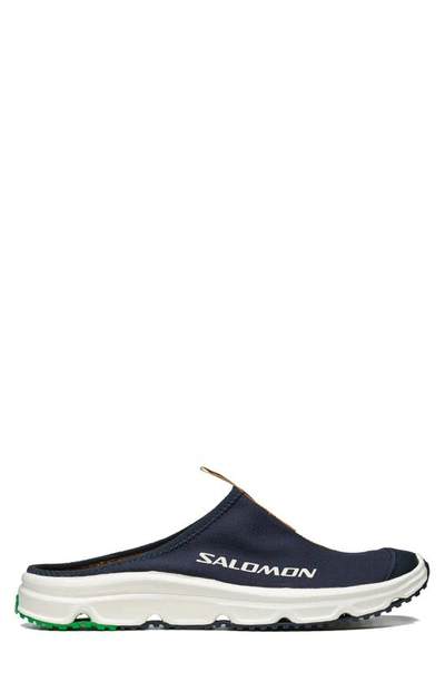 Salomon Rx Slide 3.0 Slip-on Shoe In Drk Spphr/ Rubber/ Jolly Grn
