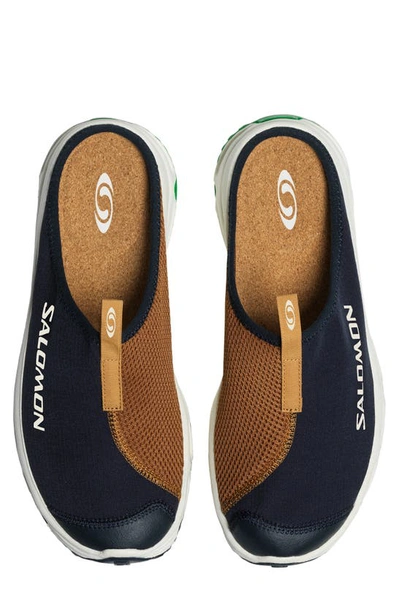 Salomon Rx Slide 3.0 Slip-on Shoe In Drk Spphr/ Rubber/ Jolly Grn