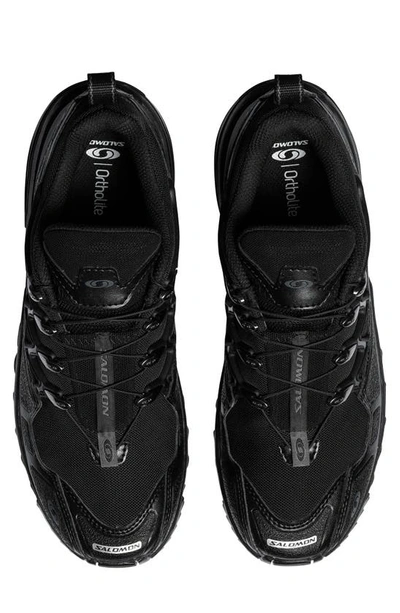 Shop Salomon Gender Inclusive Acs+ Sneaker In Black/ Black/ Silver
