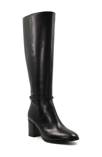 Shop Dune London Tadley Knee High Boot In Black