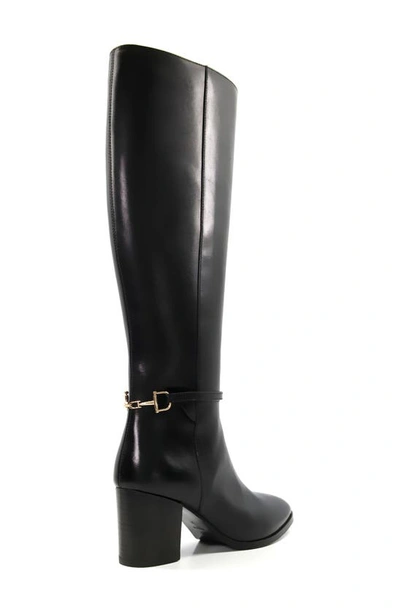 Dune London Tadley Knee High Boot In Black