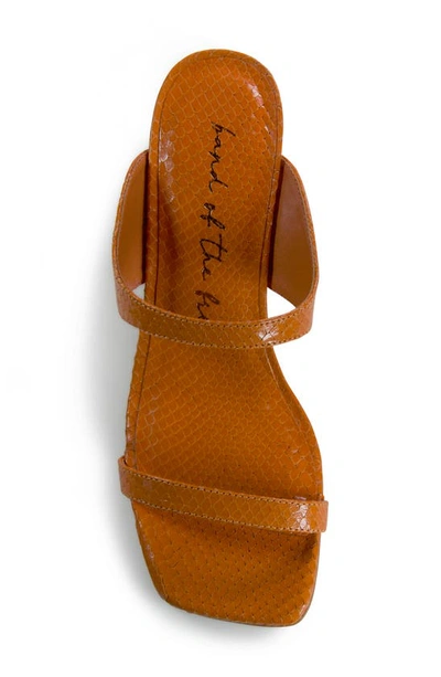 Shop Band Of Gypsies Brandy Slide Sandal In Burnt Orange