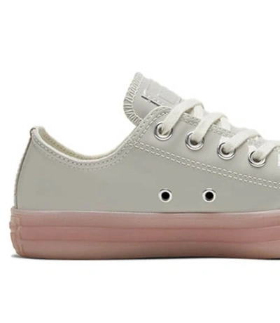 Converse Chuck Taylor All Star Mouse & Washed Coral Low Top Sneakers In White
