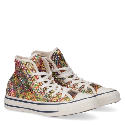 Shop Converse Chuck Taylor All Star Ladies Multicolor Canvas Knit Sneakers