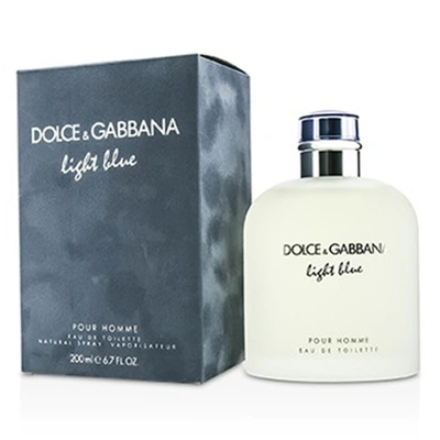 Shop Dolce & Gabbana 186751 Homme Light Blue Eau De Toilette Spray For Men&#44; 200 Ml-6.7 oz