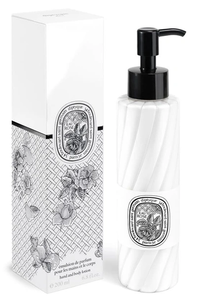 Shop Diptyque Eau Rose Hand & Body Lotion