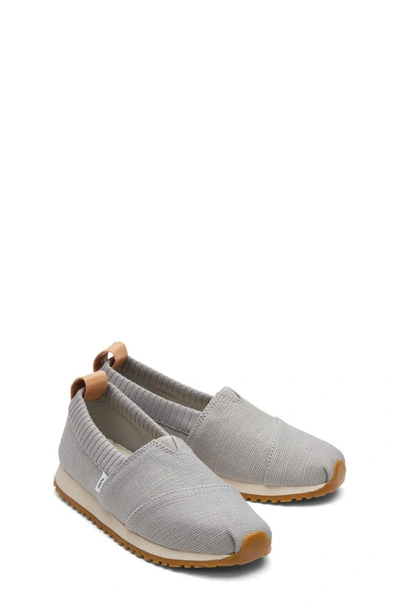Toms Kids' Alpargata Resident Slip-on Sneaker In Grey | ModeSens