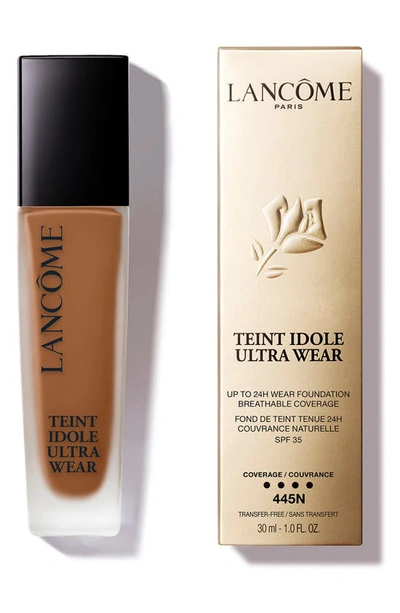 Shop Lancôme Teint Idole Ultra Wear Full Coverage Foundation In 445n